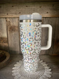 40 OZ. STAINLESS STEEL TUMBLER WITH HANDLE